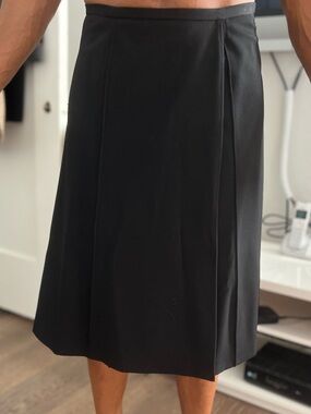 Max Studio Black A-Line Skirt